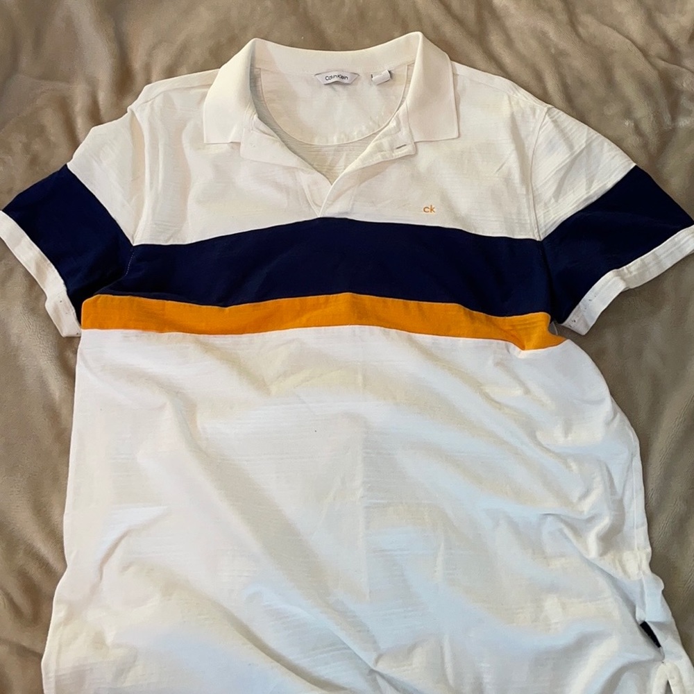Calvin Klein polo shirt.